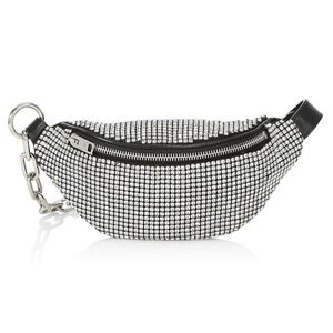 Alexander Wang Mini Attica Rhinestone Mesh Belt Bag